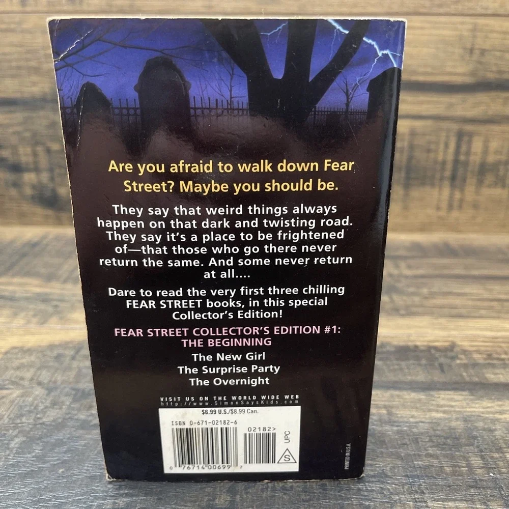 RL Stine Fear Street Collectors Edition The Beginning, Surprise Party, Overnight